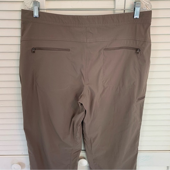 L.L.Bean Women’s Size 12 Comfort Trail Pants Ash Brown Mid-Rise Straight-Leg - Picture 5 of 16
